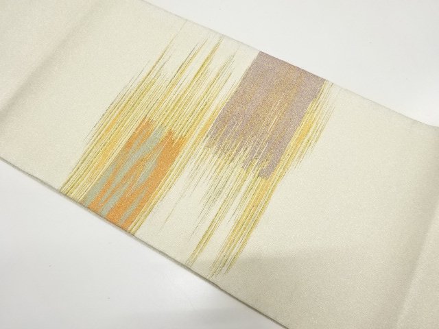 JAPANESE KIMONO / SPELL / KASUMI PATTERN WEAVING / FUKURO OBI